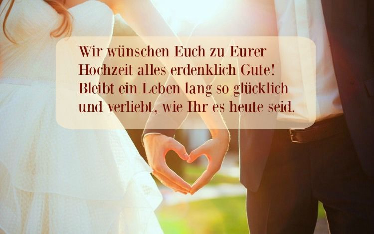 Hochzeitswünsche Zitate
 Hochzeitswünsche ohne Reim Alles Gute