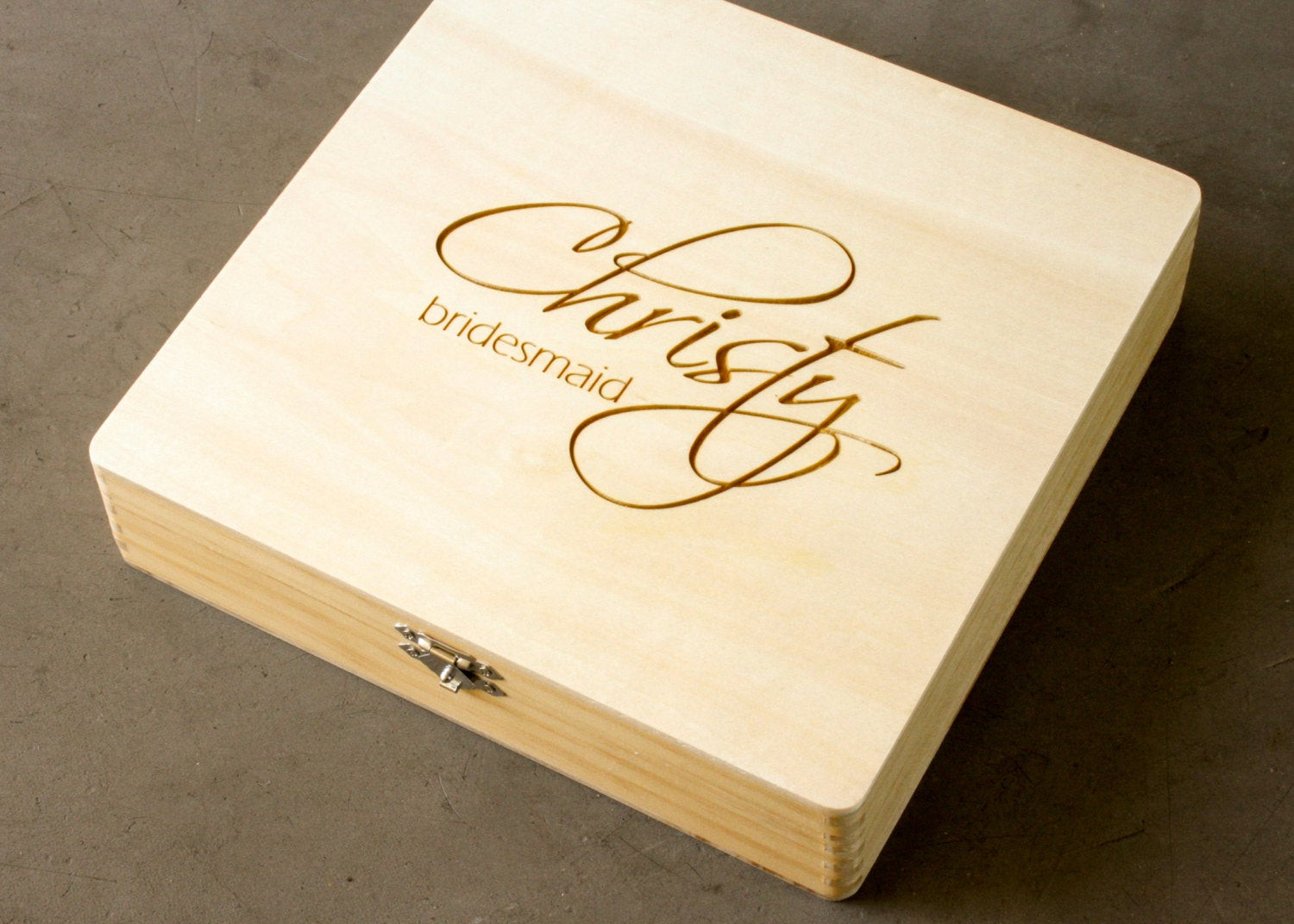 Holzkiste Hochzeit
 Hochzeit Briefkasten personalisierte Holzkiste graviert Box
