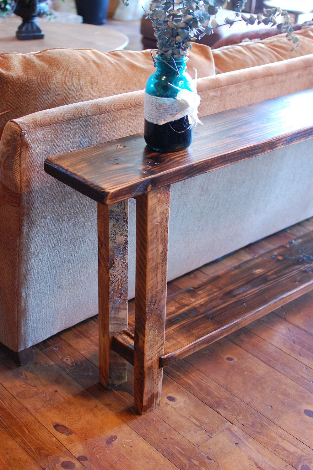 Holztisch Diy
 Rustic modern country farmhouse trestle x base dining
