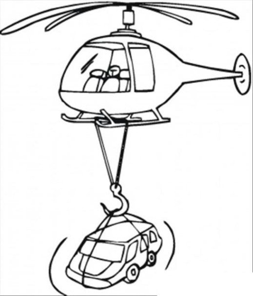 Hubschrauber Ausmalbilder
 Malvorlagen zum Ausmalen Ausmalbilder Hubschrauber gratis 1