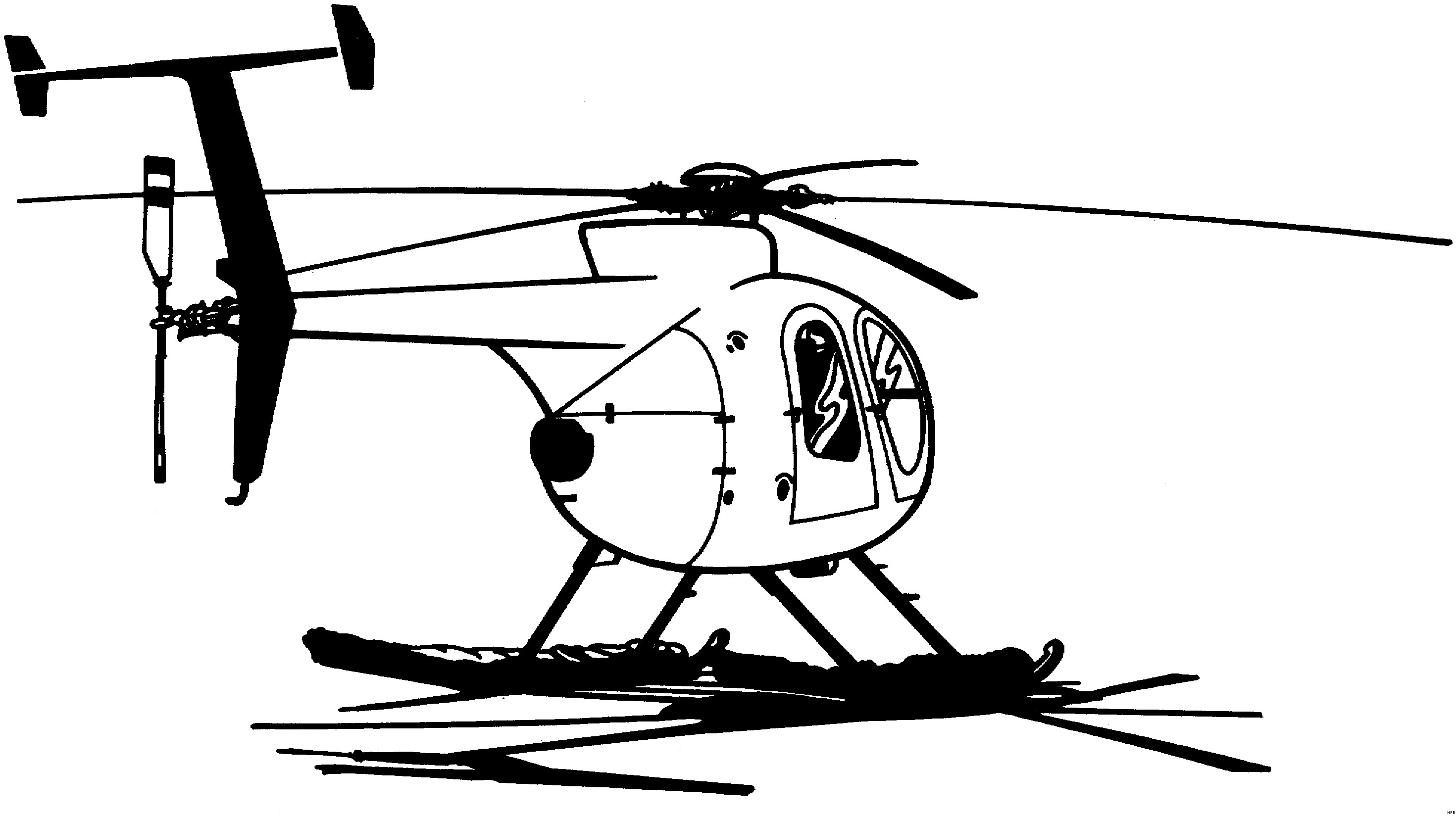 Hubschrauber Ausmalbilder
 Hubschrauber Von Hinten Ausmalbild & Malvorlage Die Weite