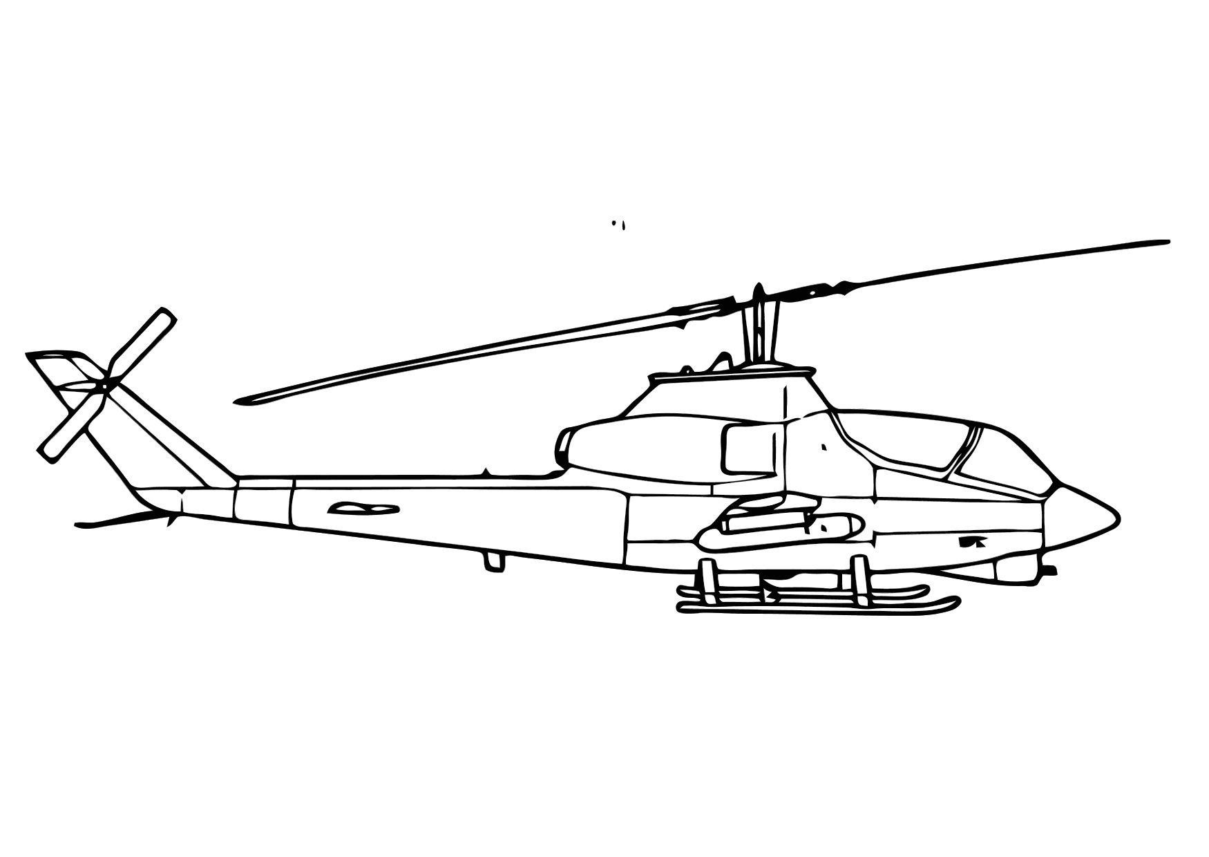 Hubschrauber Ausmalbilder
 Malvorlage Cobra Hubschrauber