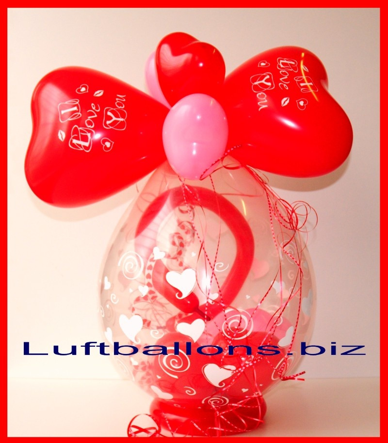 Ich Liebe Dich Geschenke
 Geschenkballon Ich Liebe Dich Geschenk im Luftballon