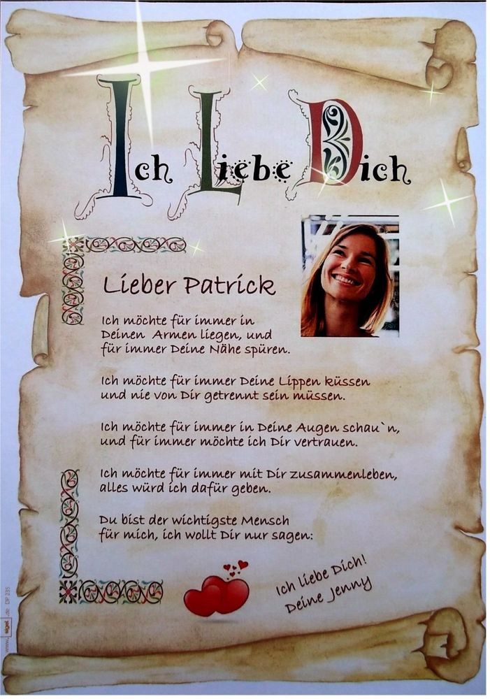 Ich Liebe Dich Geschenke
 WOW ★★ GESCHENKE für Männer Freund ihn Jahrestag URKUNDE