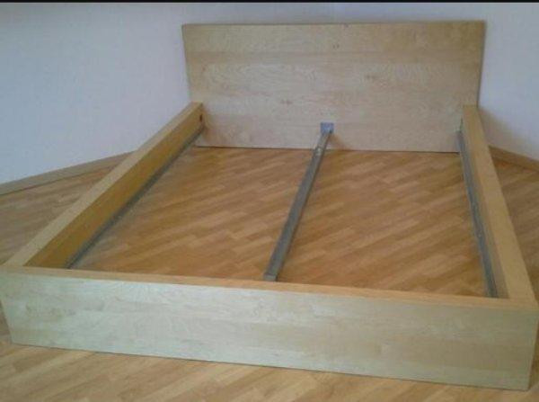 Ikea Bett Malm
 IKEA MALM BETT 180x200cm stabiler und höher NATUR MIT