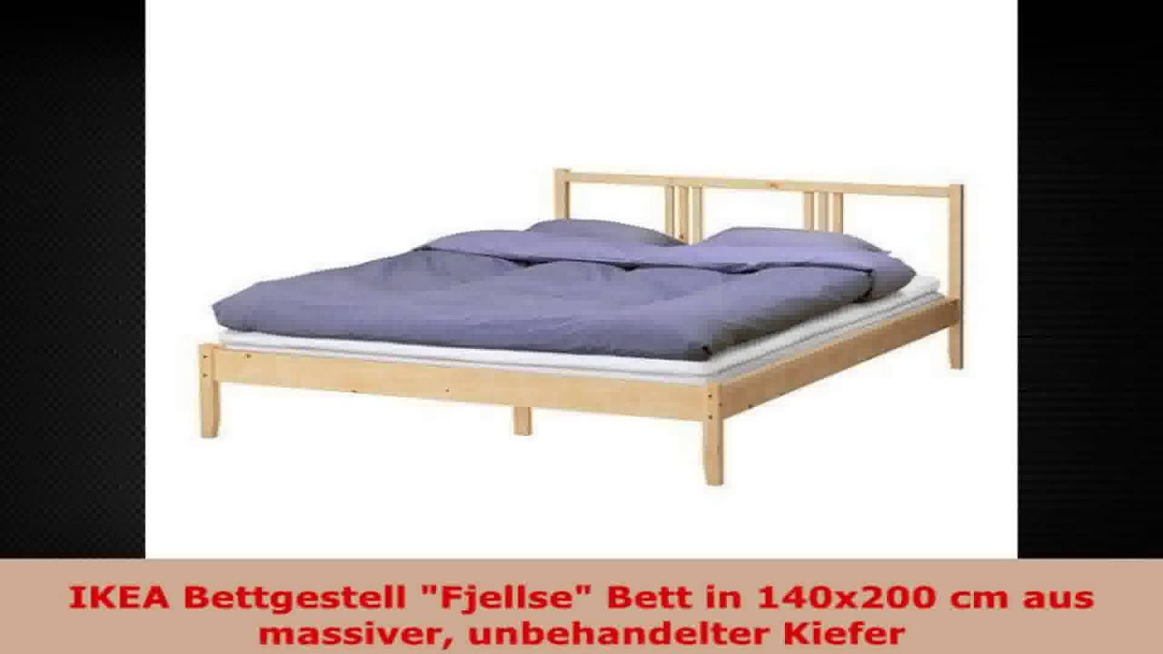 Ikea Bettgestell
 IKEA Bettgestell Fjellse Bett in 140x200 cm aus massiver