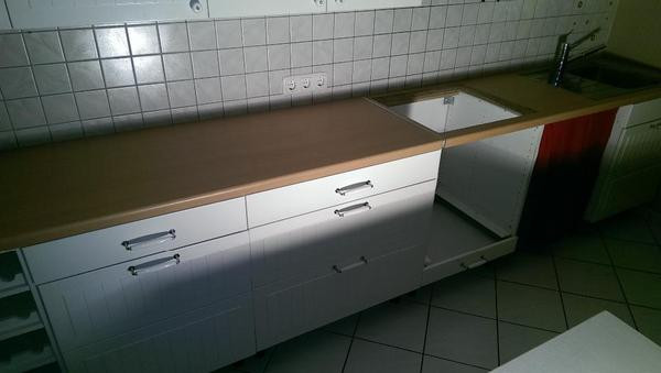 Ikea Einbauküche
 Ikea komplett Einbauküche Faktum Stät Elfenbein weiß