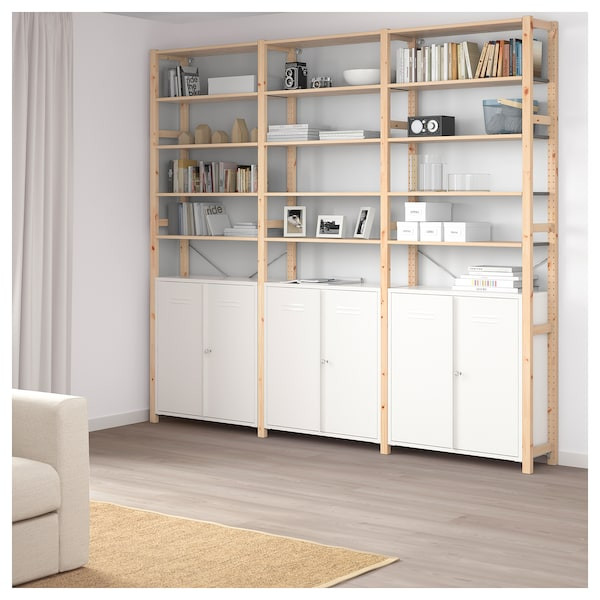 Ikea Ivar Schrank
 IVAR Schrank mit Türen weiß IKEA