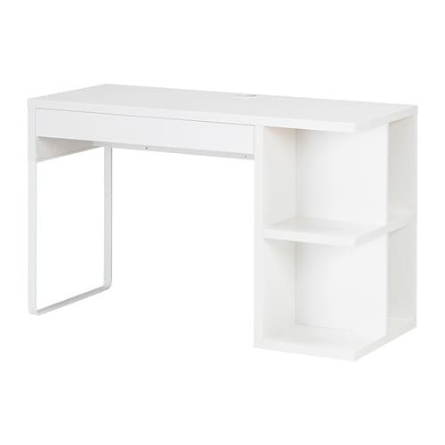 Ikea Schreibtisch Micke
 MICKE Schreibtisch mit Aufbewahrung weiß IKEA