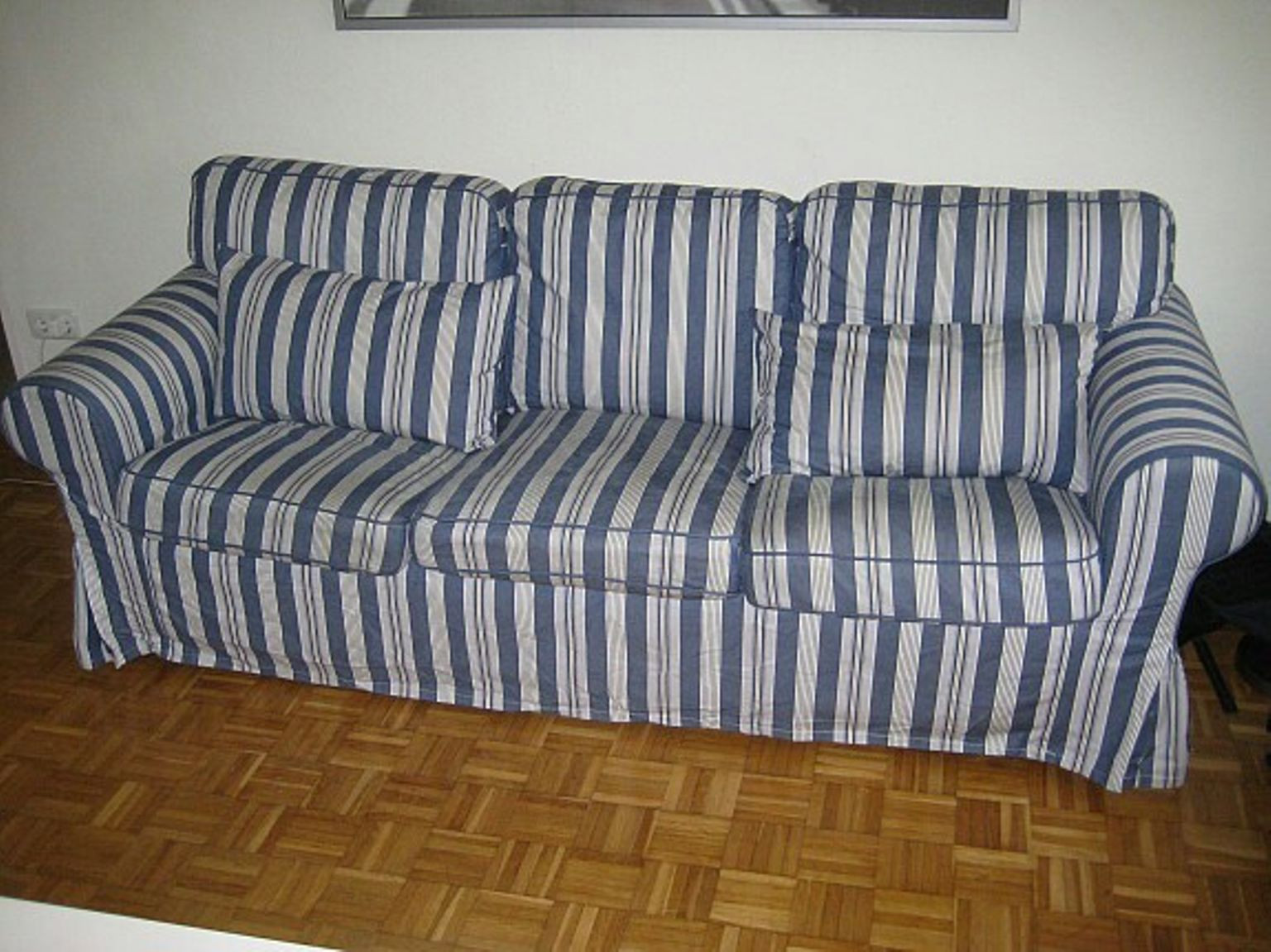 Ikea Sofa Bezug
 Gebraucht Ikea 3er Sofa EKTORP Bezug TOFTAHOLM bl ws in