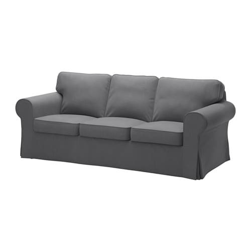 Ikea Sofa Bezug
 EKTORP Bezug 3er Sofa Nordvalla dunkelgrau IKEA