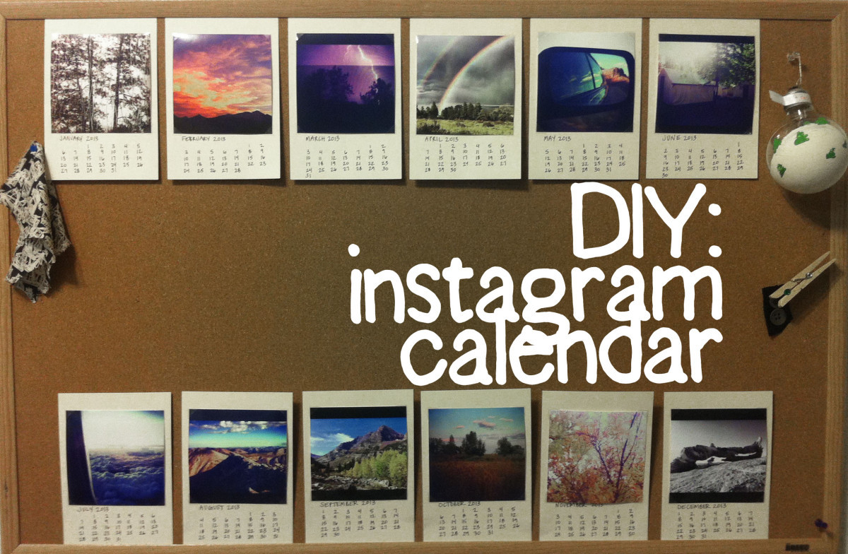 Instagram Diy
 DIY instagram calendar