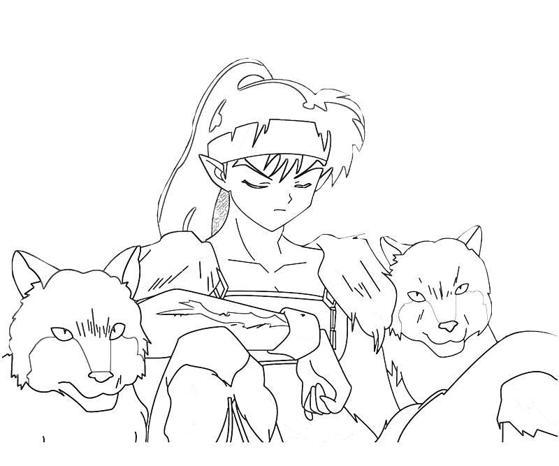 Inuyasha Ausmalbilder
 Free Coloring Pages Human Inuyasha