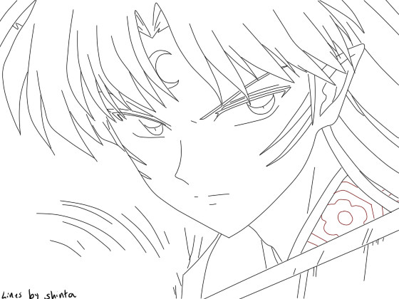 Inuyasha Ausmalbilder
 Angry Sesshomaru by Shinta Inu on DeviantArt