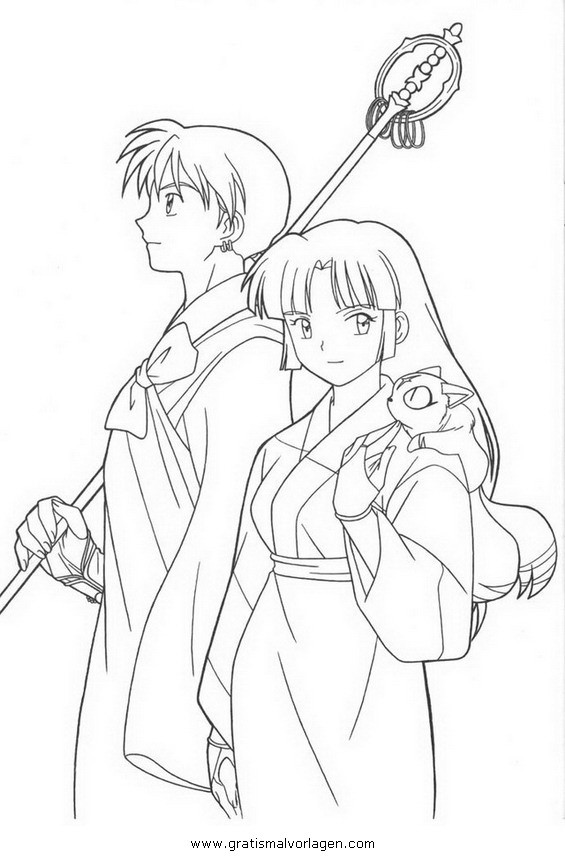 Inuyasha Ausmalbilder
 inuyasha 43 gratis Malvorlage in ic & Trickfilmfiguren