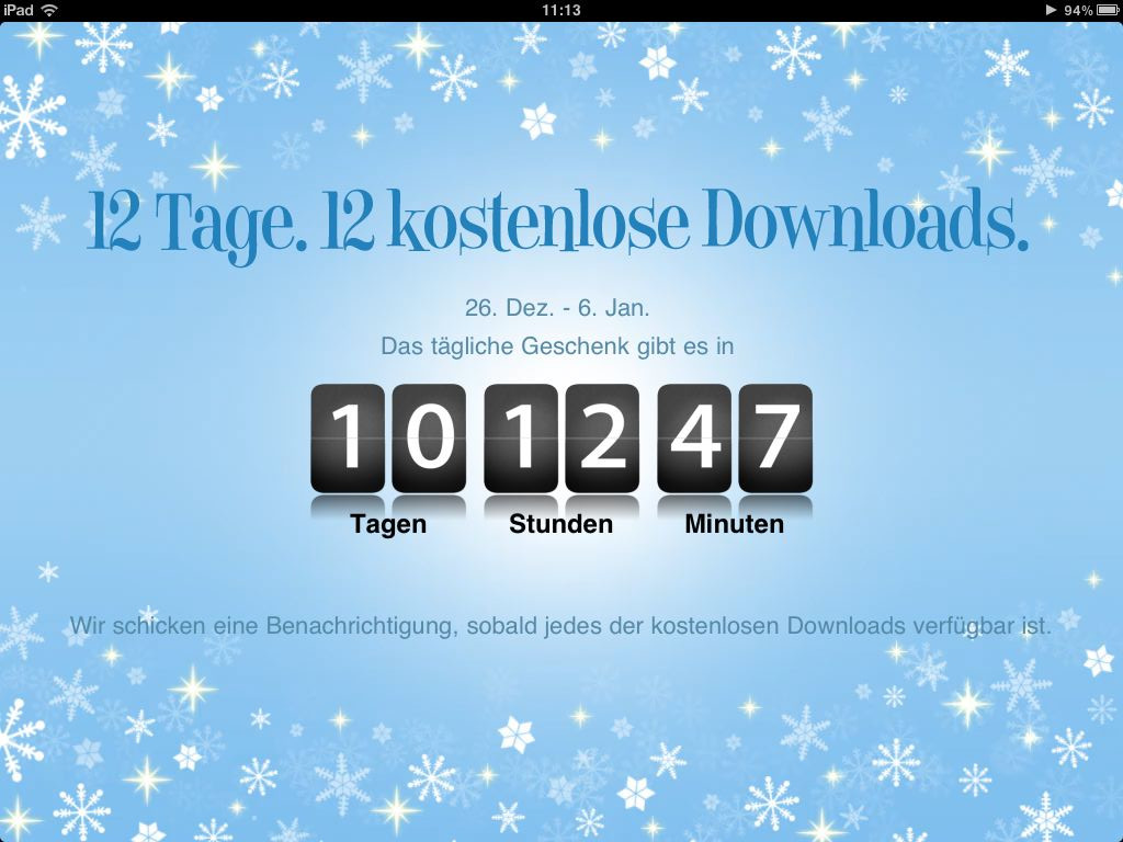 Itunes Geschenke App
 iTunes Geschenke zu Weihnachten Apple iPad PadMania