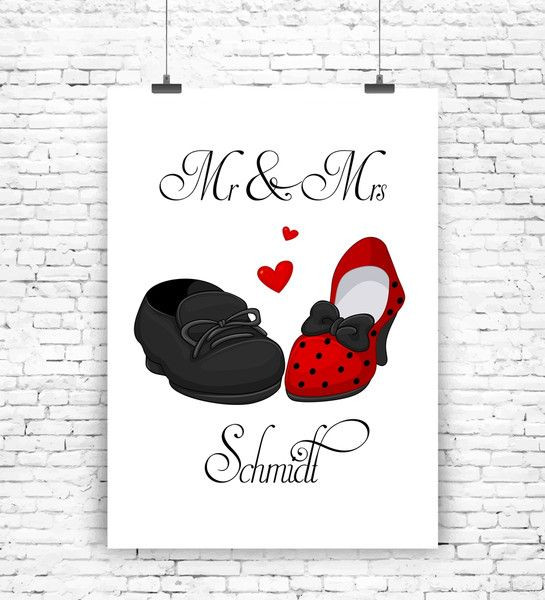 Jahrestage Hochzeit
 Originaldruck "MR MilaLu Prints Pinterest