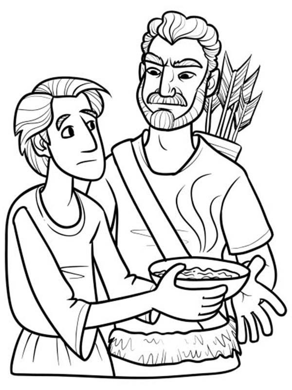 Jakob Und Esau Ausmalbilder
 Esau Excange His Birth Right for a Bowl of Stew in Jacob