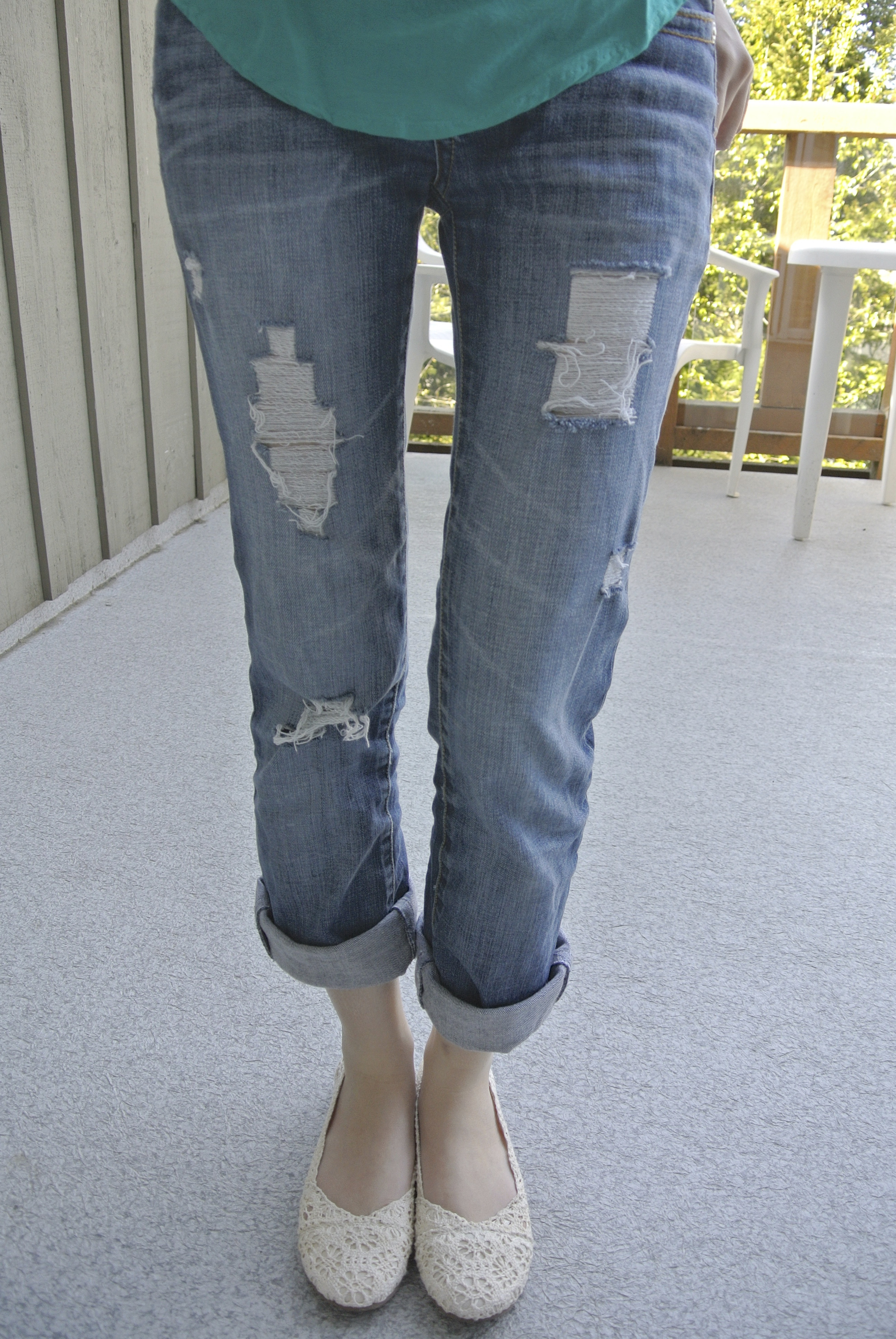 Jeans Used Look Diy
 [DIY] Distressed Boyfriend Jeans