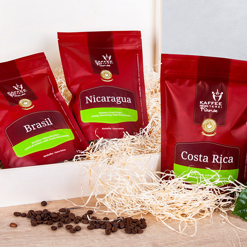 Kaffee Geschenke
 Kaffee Geschenke "Mittelamerika" in der Holzkiste