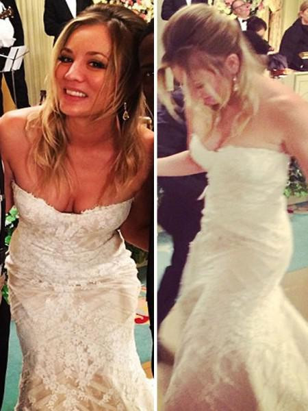 Kaley Cuoco Hochzeitskleid
 Brautkleider der Stars