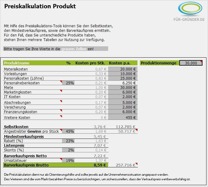 Kalkulation Handwerk
 Excel Vorlagen Handwerk Kalkulation Kostenlos Gut