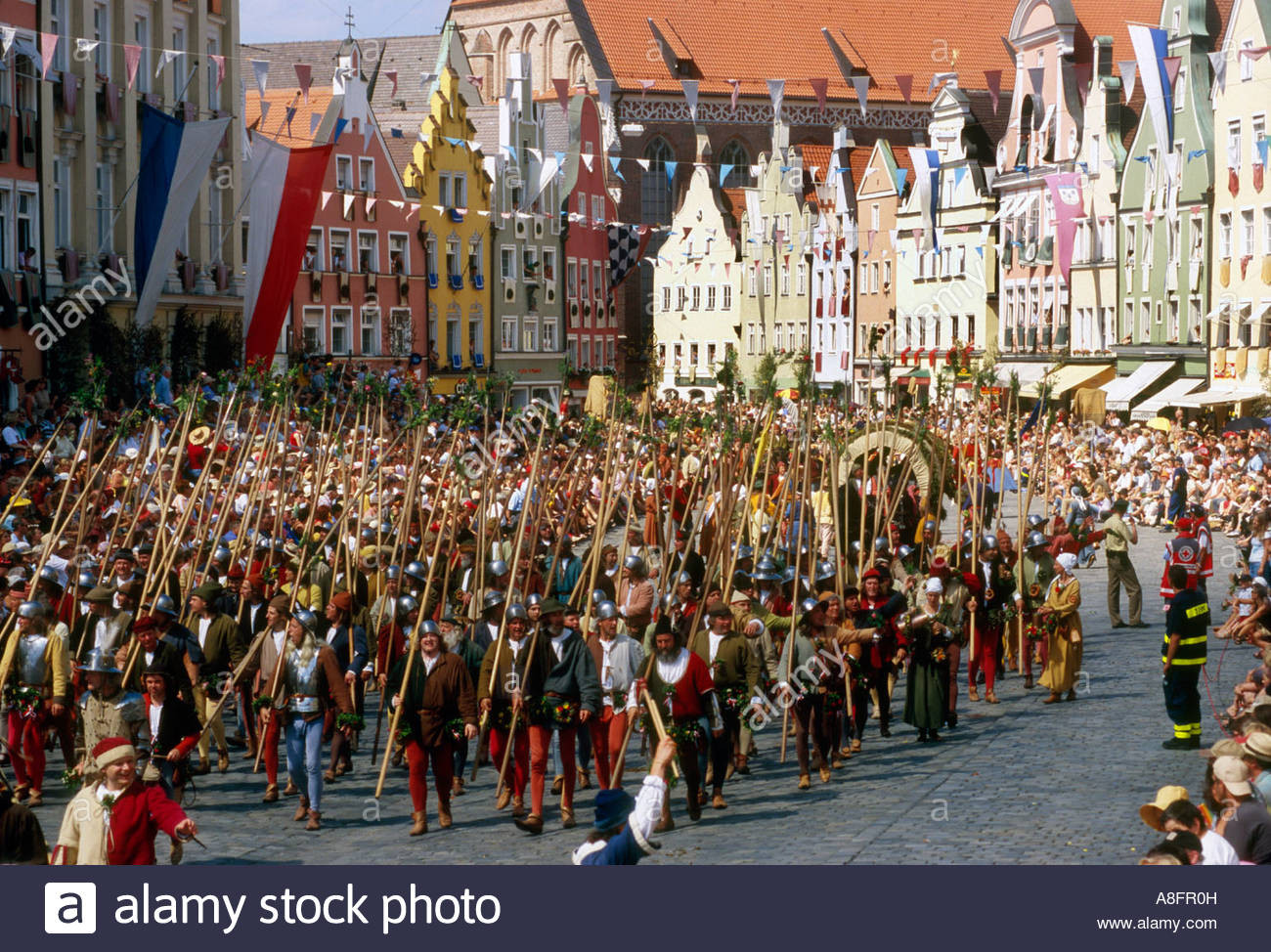 Karten Landshuter Hochzeit
 Parade in der Landshuter Hochzeit in Landshut Bayern