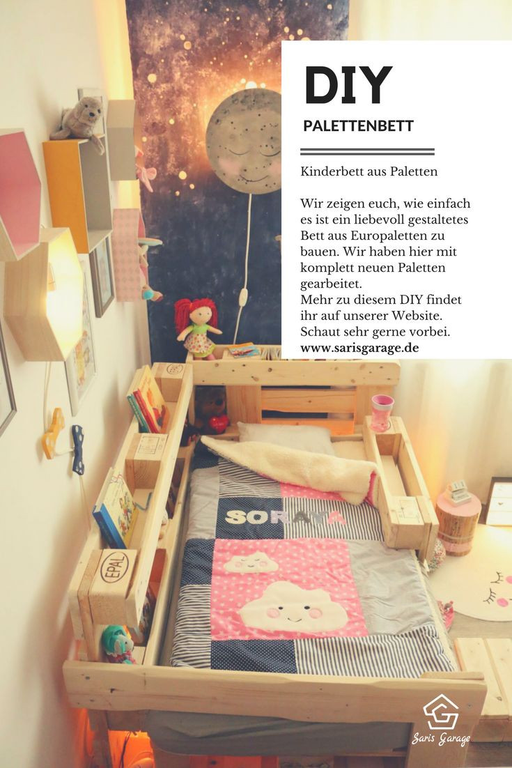Kinderbett Diy
 17 Best ideas about Bett Aus Europaletten on Pinterest