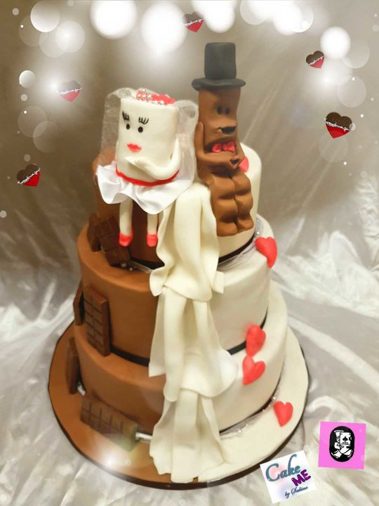 Kinderschokolade Hochzeitstorte
 Kinderschokolade in Love cake by Sabine Schieber