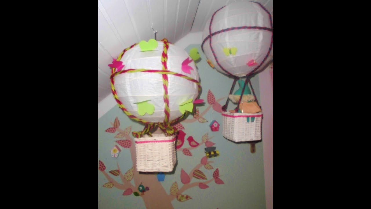 Kinderzimmer Deko Diy
 DIY Kinderzimmer Deko Tipp Heißluftballon selber machen