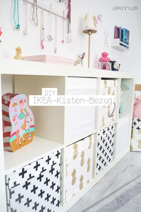 Kinderzimmer Diy
 Kinderzimmer Ideen Mädchen DIY Ikea Kallax Ikeahack