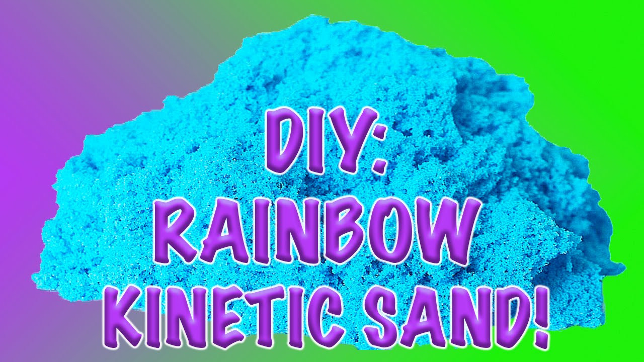 Kinetic Sand Diy
 DIY How to Make Homemade Glittery & Colorful Kinetic Sand