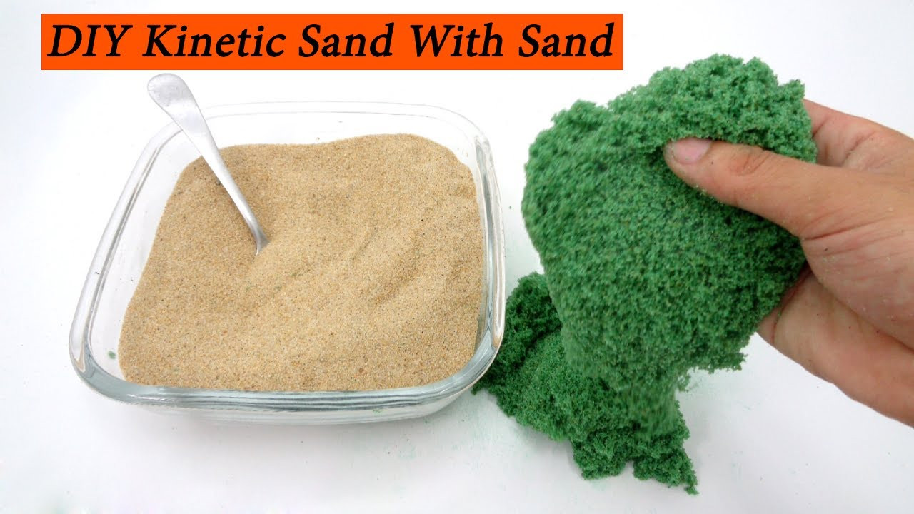 Kinetic Sand Diy
 DIY Kinetic Sand with Slime Ariel Sand Glue Food