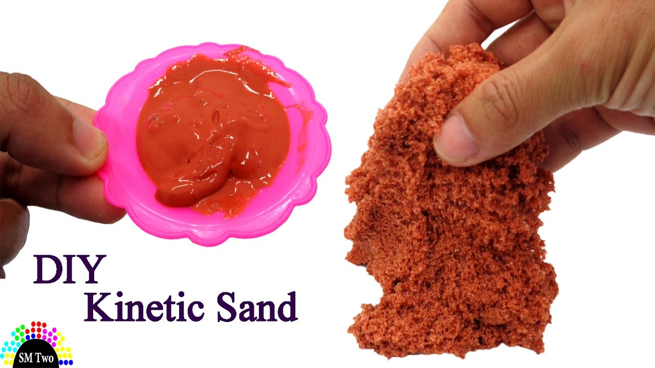 Kinetic Sand Diy
 DIY KINETIC SAND WITH SLIME At Home How to make HOMEMADE