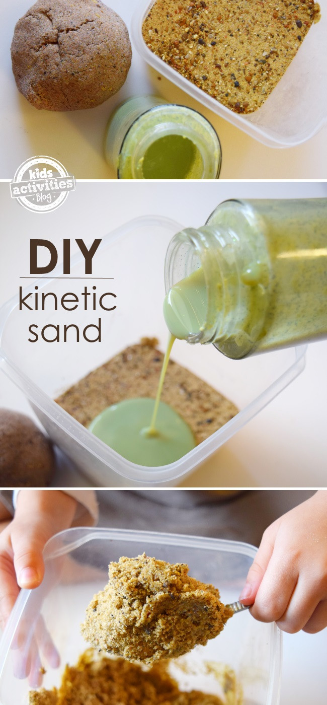 Kinetic Sand Diy
 Kinetic Sand How to make it at home Regarding Nannies