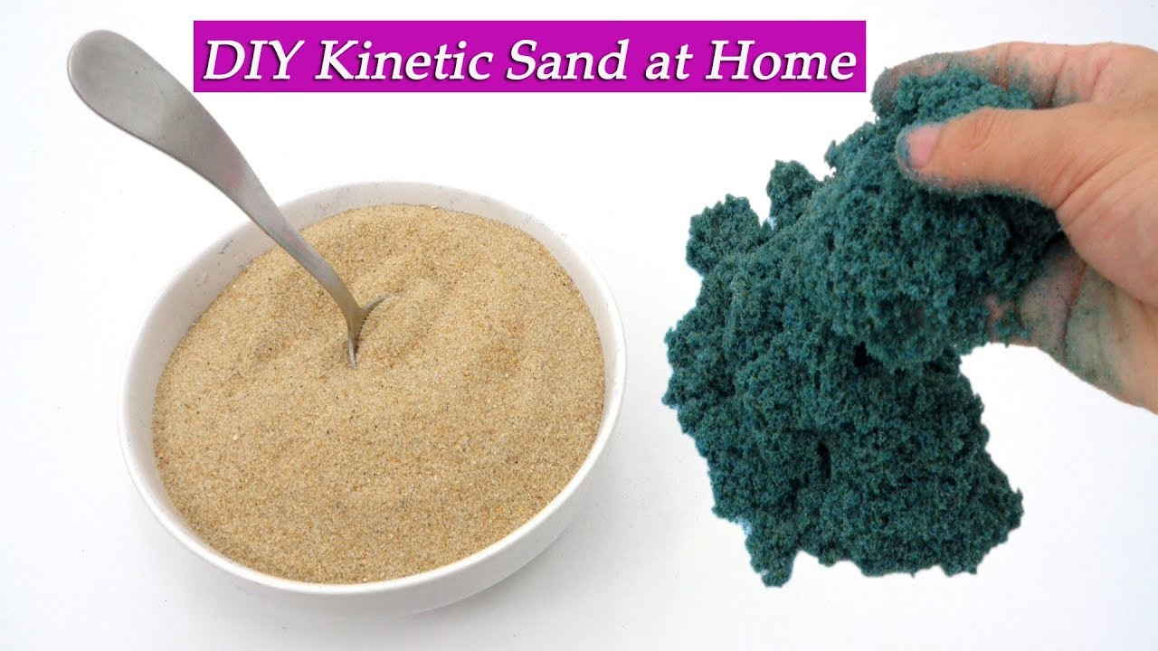 Kinetic Sand Diy
 DIY Kinetic Sand No Flour No Borax with Natri Clorid Sand