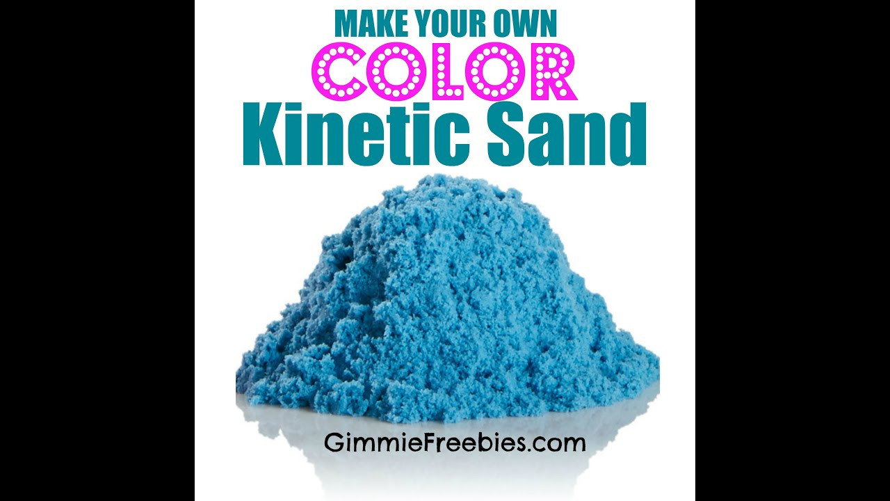 Kinetic Sand Diy
 Make Your Own COLORED Kinetic Sand for 50 cents