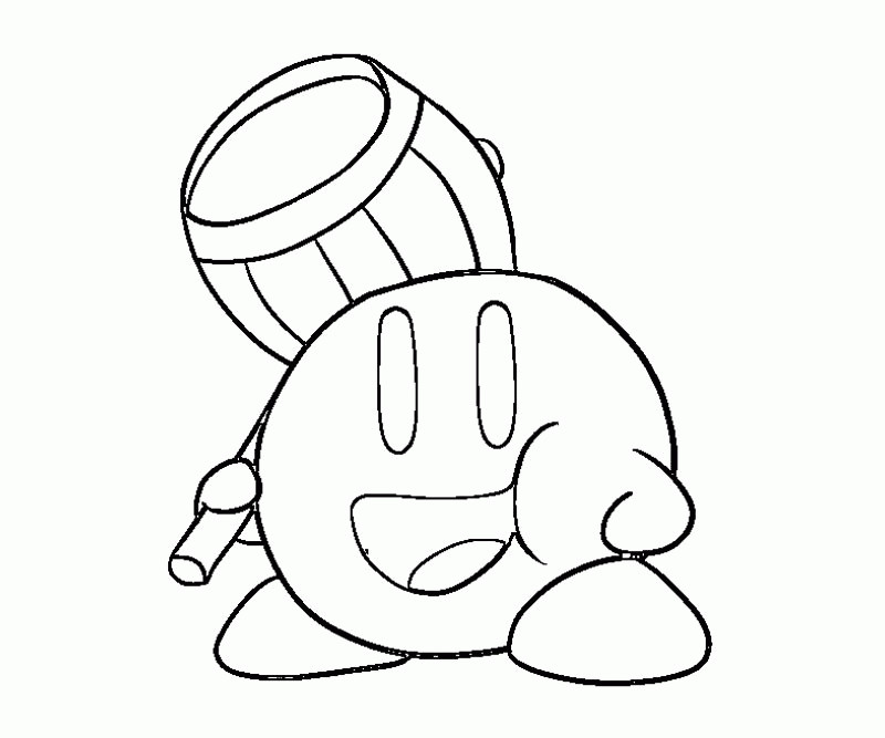 Kirby Ausmalbilder
 Kirby Coloring Pages Coloring Home