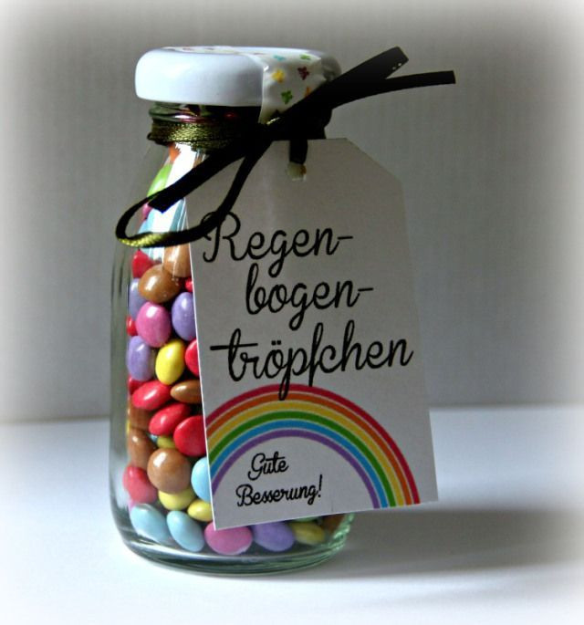 Kleine Geschenke Selbst Gemacht
 Regenbogentröpfchen als kleine Mutmacher und