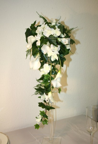 Kleiner Brautstrauß
 Calla Brautstrauss mit Hortensien