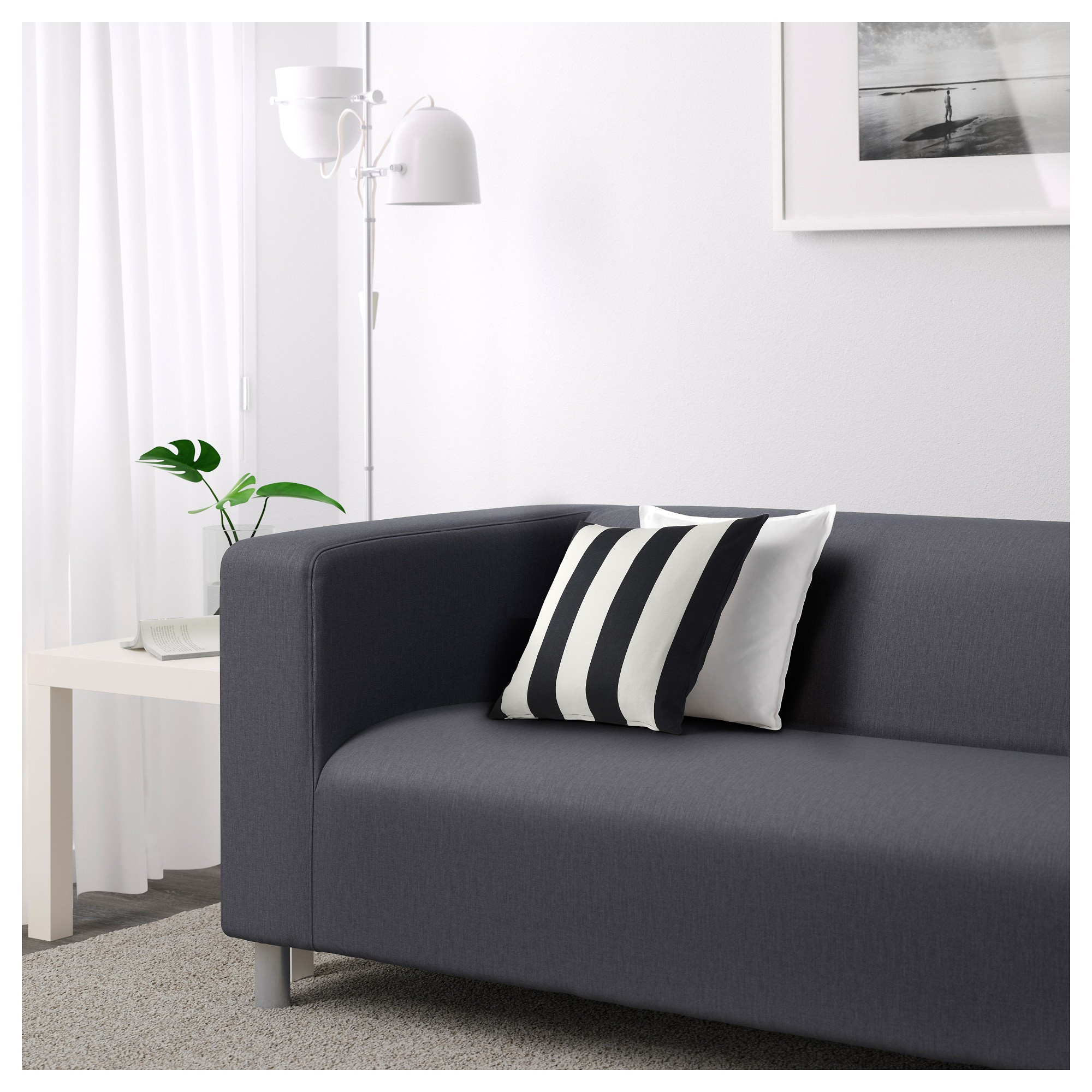 Klippan Sofa
 KLIPPAN Two seat sofa Flackarp grey IKEA