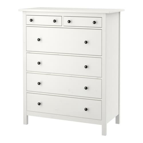 Kommode Weiß Ikea
 HEMNES Kommode mit 6 Schubladen weiß gebeizt IKEA