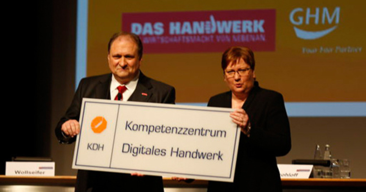 Kompetenzzentrum Digitales Handwerk
 Digitalisierung "Wir wollen Handwerksbetriebe infizieren