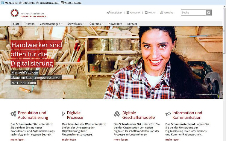 Kompetenzzentrum Digitales Handwerk
 Tischlerhandwerk kooperiert mit dem Kompetenzzentrum