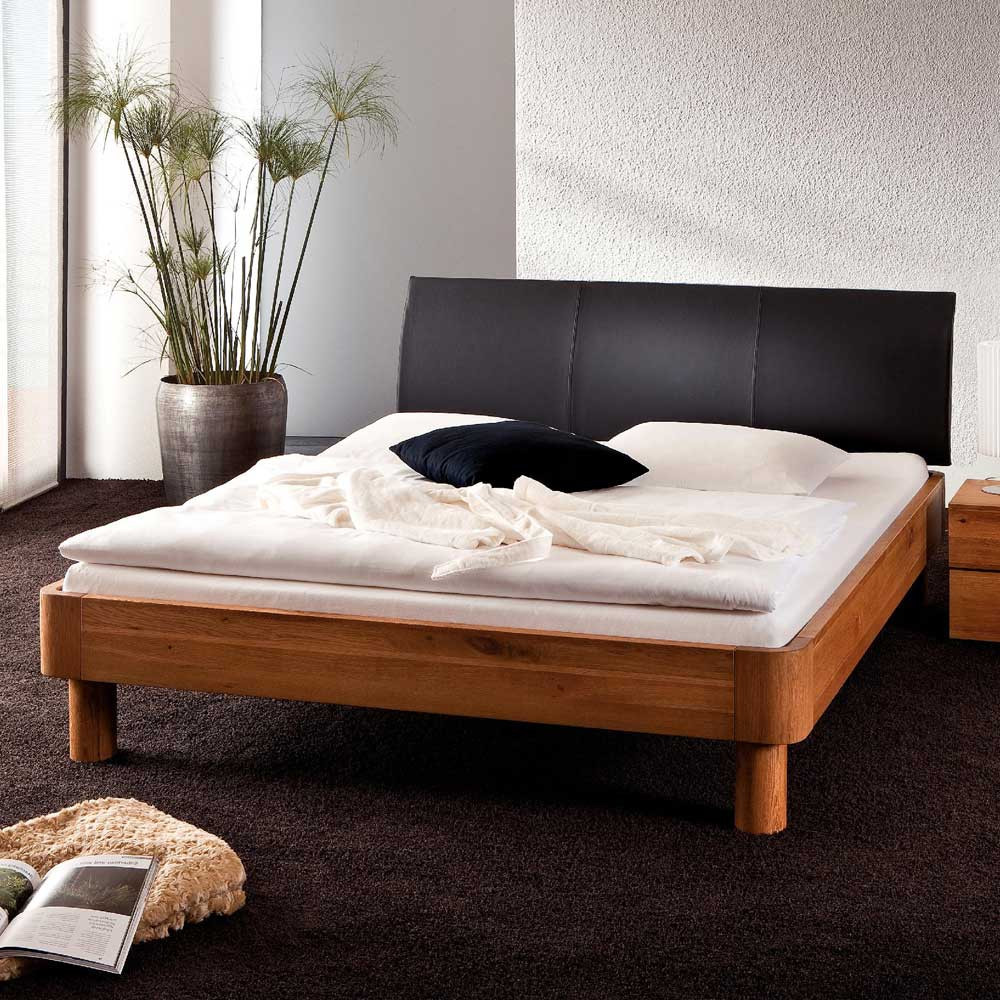 Kopfteil Bett
 Schönes Holzbett BEA aus Eiche massiv