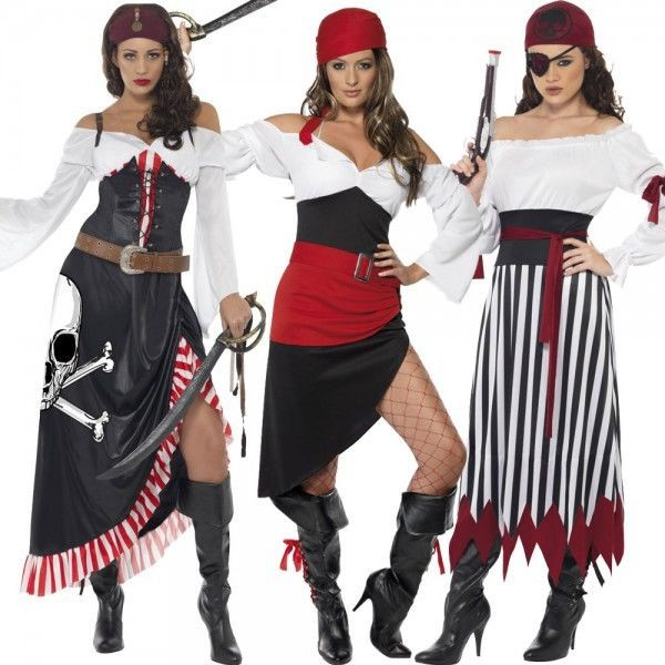 Kostüm Diy Damen
 Piratenkostüm Damen Karibik Kostüm Piratin Seeräuber