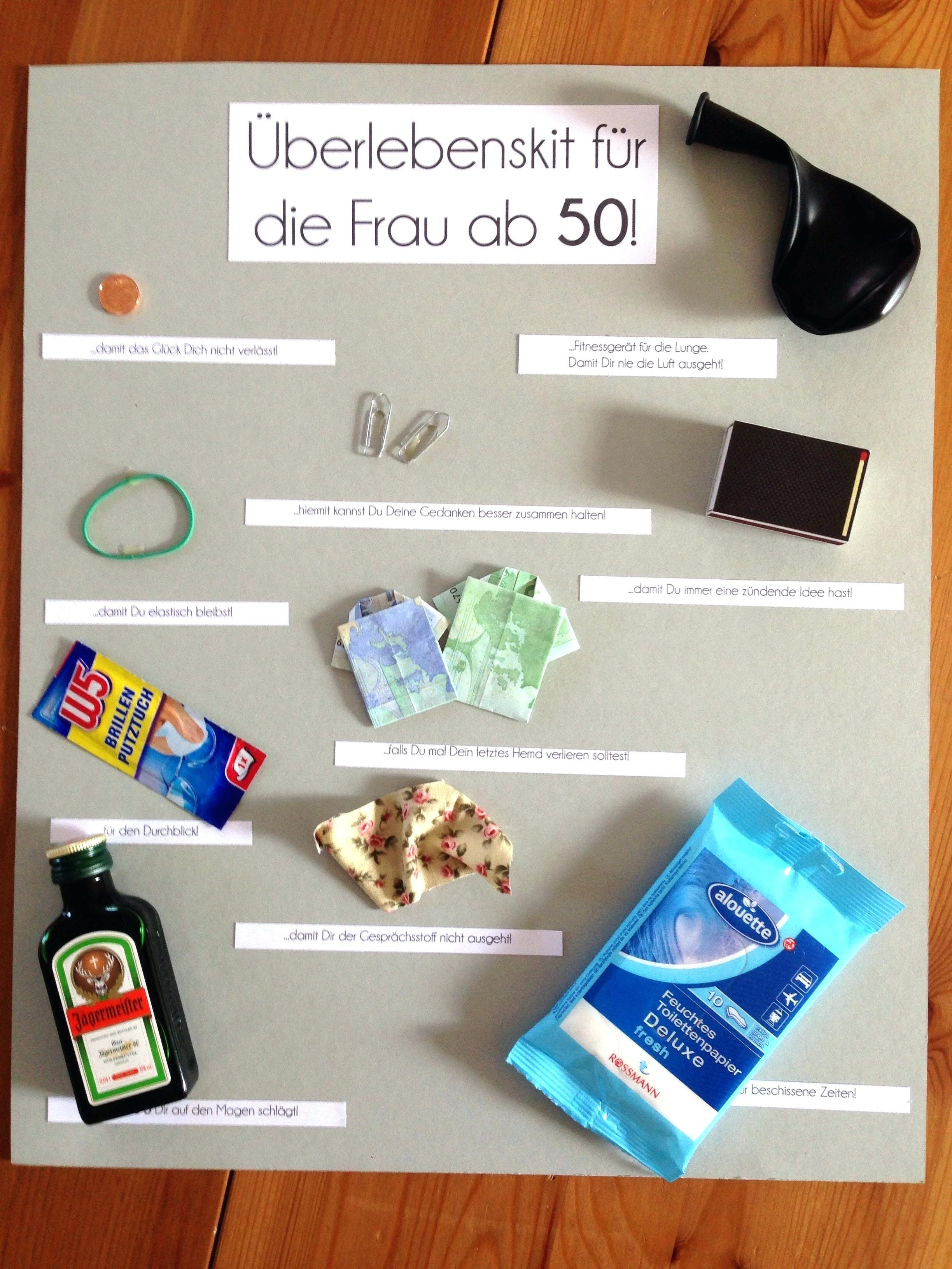 Kreative Geschenke Zum Geburtstag Selber Machen
 Zum 50 Geburtstag Geschenke Geschenkidee Frau Selber