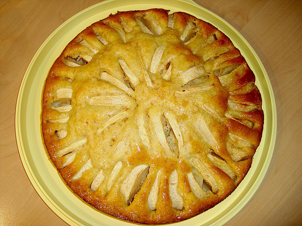 Kuchen Mit Pudding
 Apfel Pudding – Kuchen mit Hermann Teig von Schubs