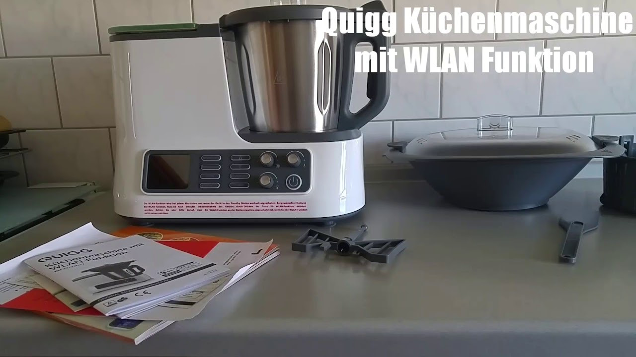 Küchenmaschine Aldi
 QUIGG Ambiano Aldi Küchenmaschine mit WLAN Funktion