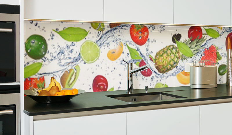 Küchenrückwand Diy
 Küchenrückwand aus Glas Küchenrückwände Glas DIY Glas